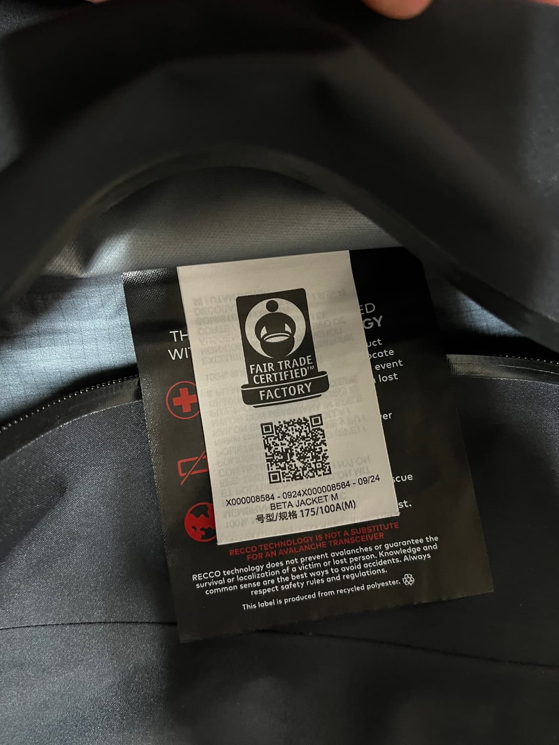 [M] 아크테릭스 베타 블랙 / ARCTERYX BETA BLACK 상품이미지4