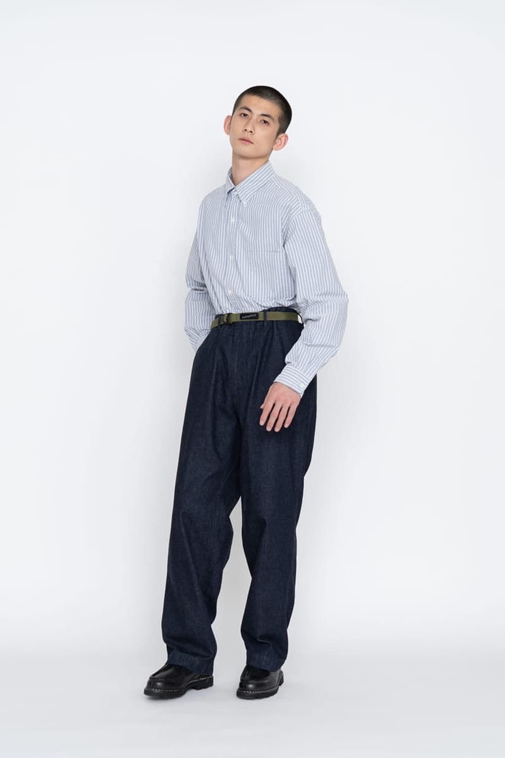 [34] nanamica 나나미카 와이드 데님 팬츠 상품이미지1