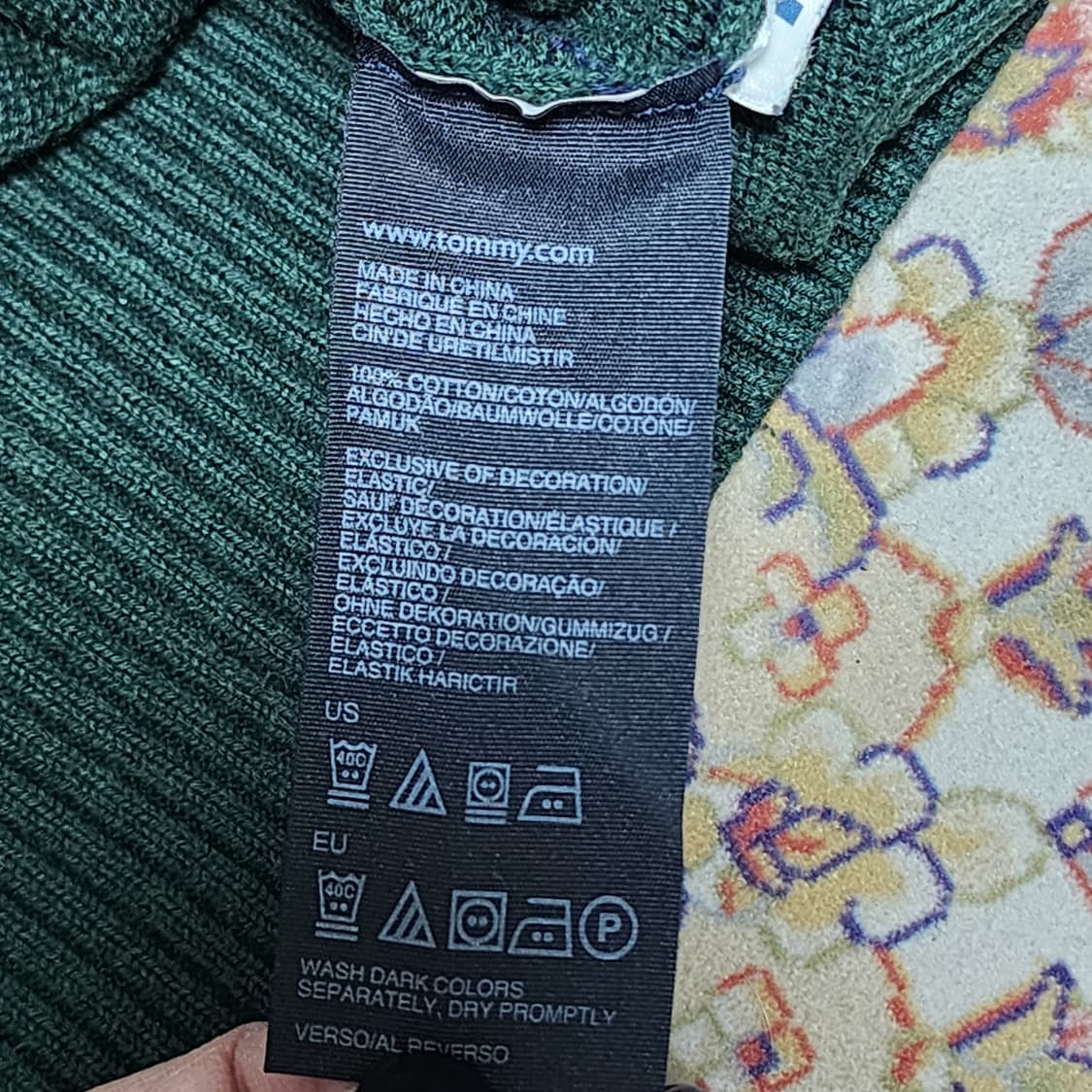 타미힐피거 코튼 반집업 니트
95 상품이미지4