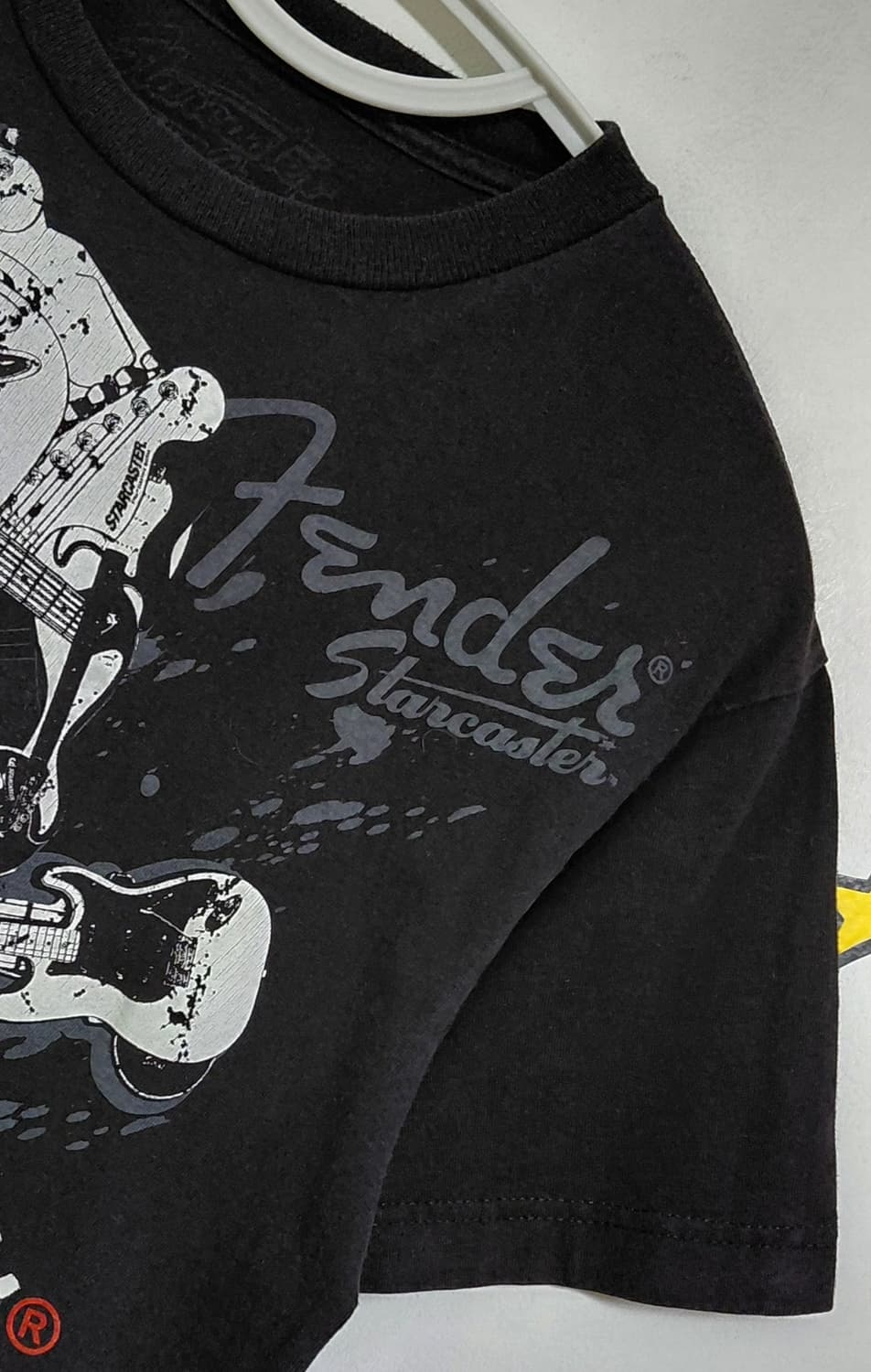[M] Fender Starcaster 빈티지 스컬 그래픽 티셔츠 상품이미지4