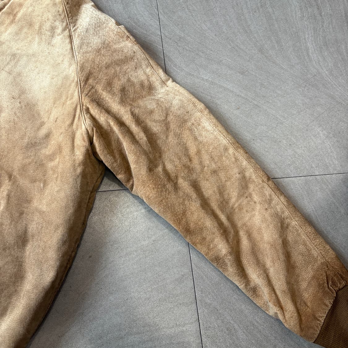 90s L.L.bean 90년대 엘엘빈 미국 생산 스웨이드 바라쿠다 자켓 상품이미지4