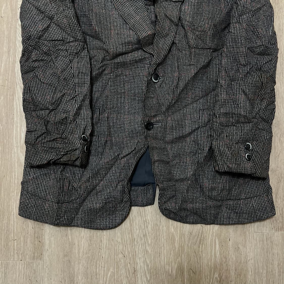 90s 일본 빈티지 울 정장 자켓 M/95 상품이미지3