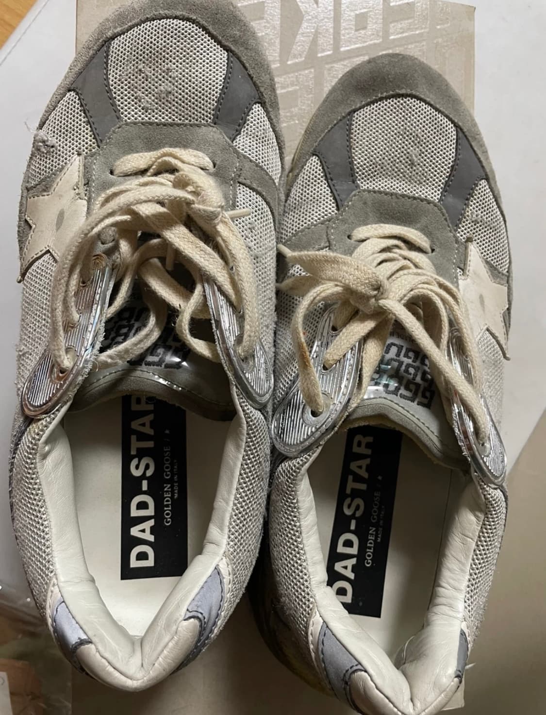 골든구스 DAD-STAR스니커즈 그레이 40(260-265) 상품이미지3