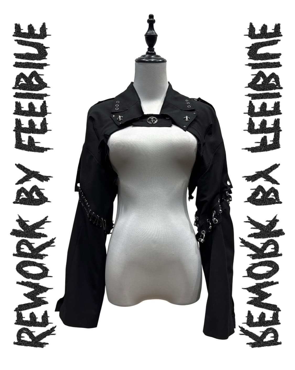 FEELBLUE REWORK NOIR HALO Layered Jacket 상품이미지1