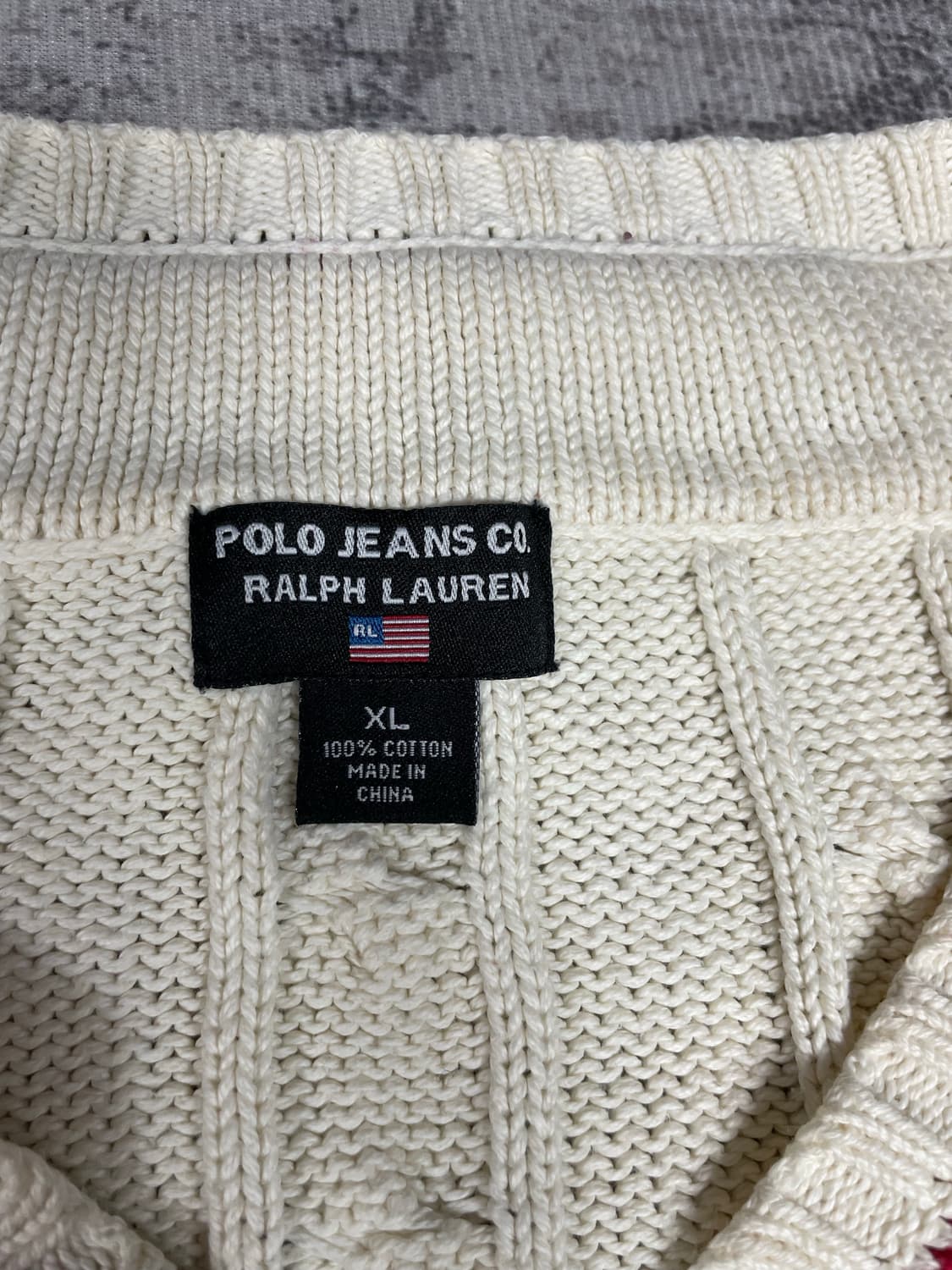 90s Polo 크리켓 케이블 니트 상품이미지6