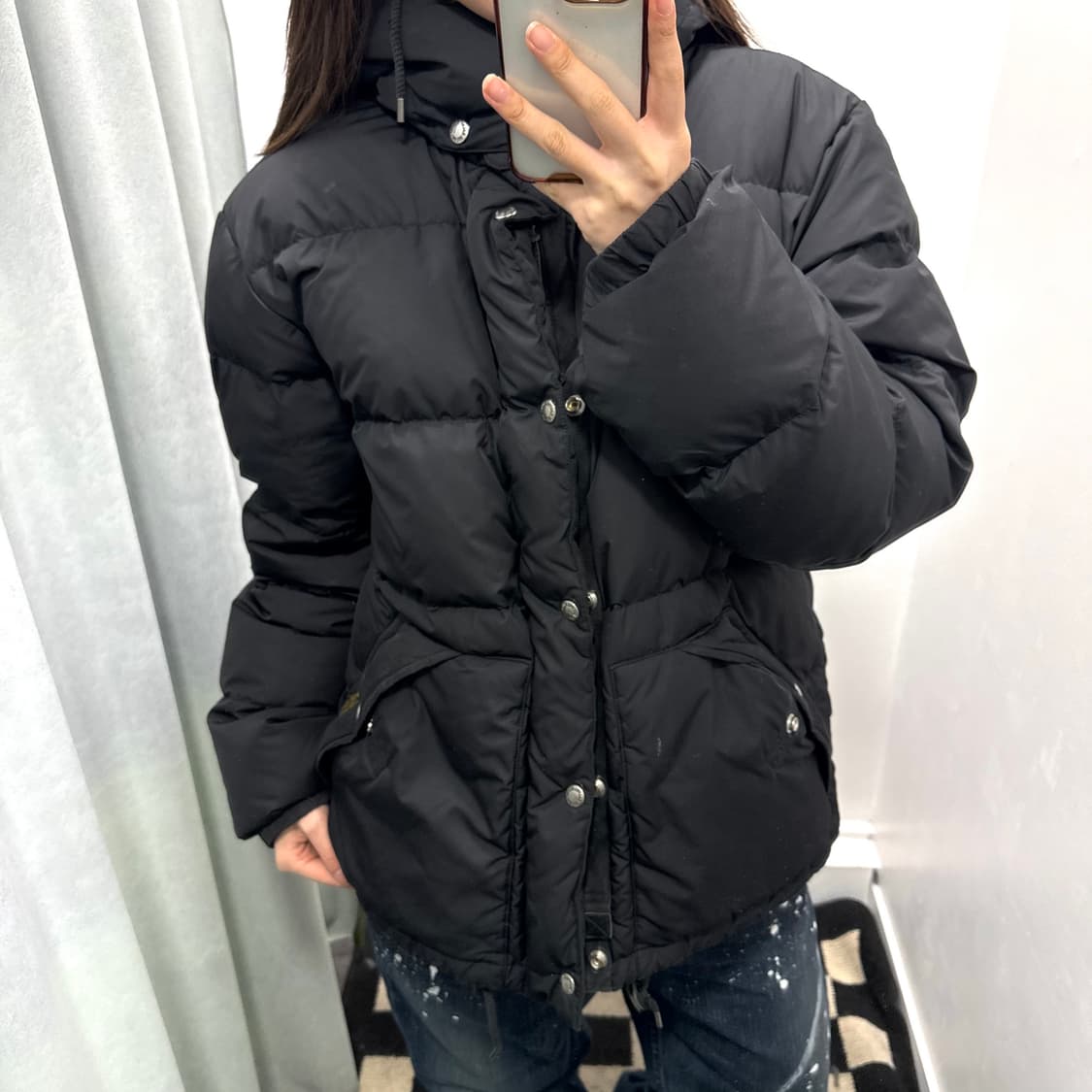 폴로 블랙 덕다운 패딩  상품이미지2