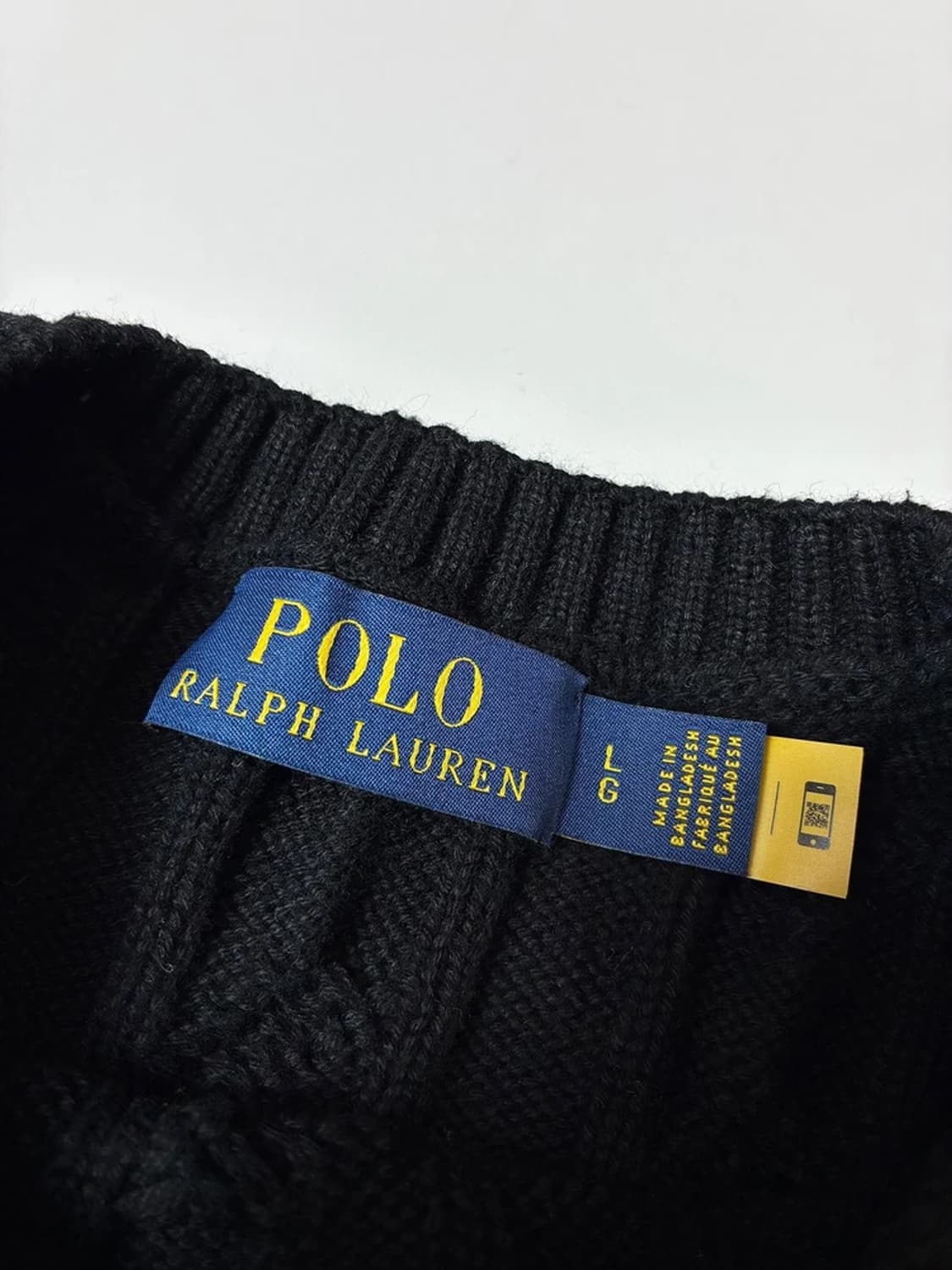 폴로 랄프로렌 큐알 신형 꽈배기 코튼 니트 PN8069 상품이미지6