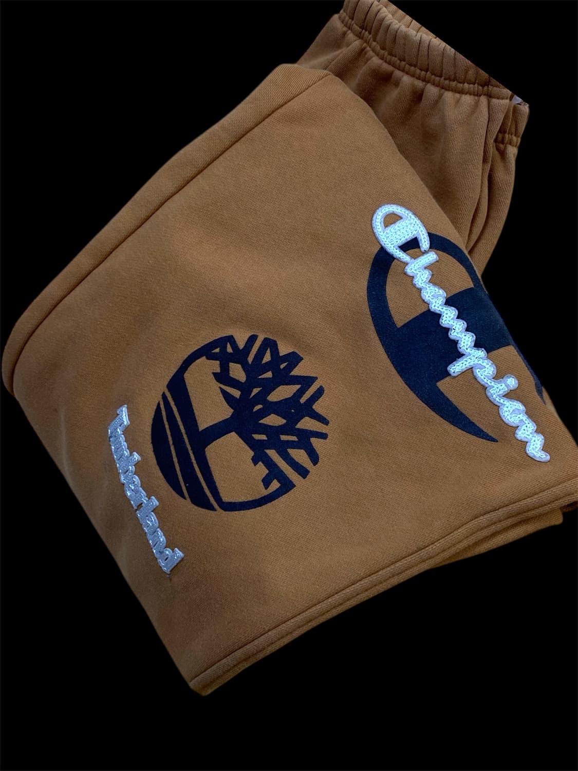 챔피온 X 팀버랜드 기모 스웻팬츠 된장컬러 S-M 상품이미지3