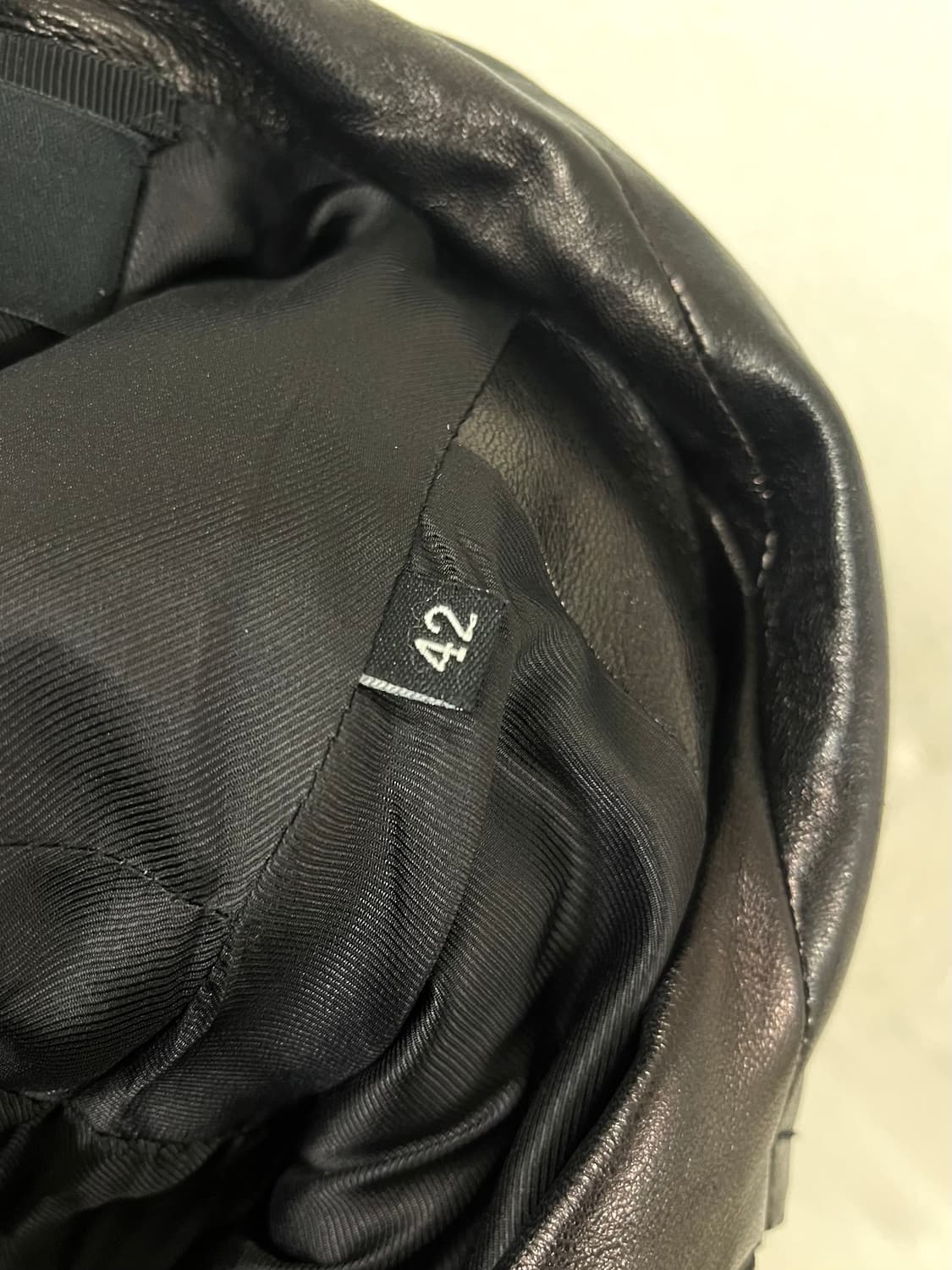 구찌 톰포드 2004 램스킨 레더 롱코트 상품이미지6