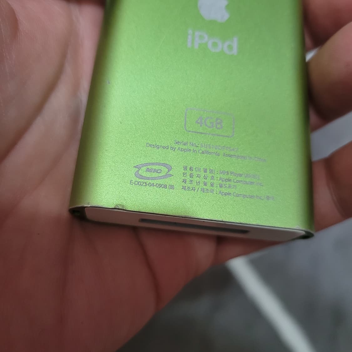 애플 아이팟 미니 a1051 4기가 그린 색상 상품이미지5