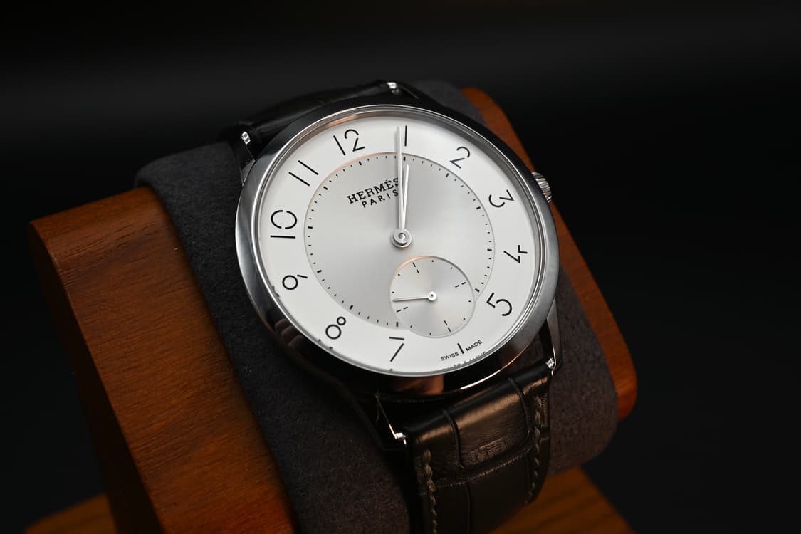 [판매] 에르메스 슬림 데르메스 39.5mm 화이트 (마이크로 로터) 상품이미지1