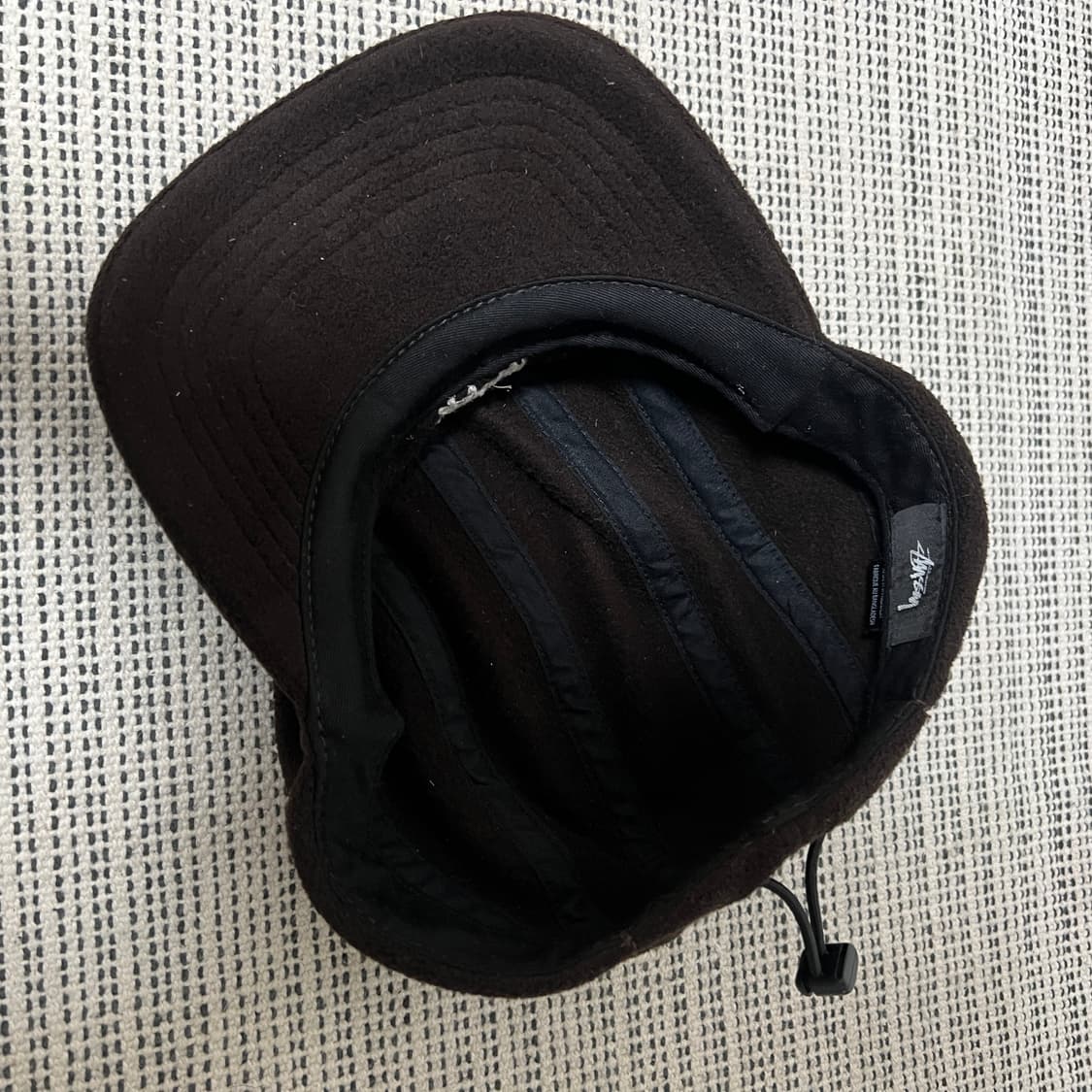 스투시 플리스 패널캡 브라운 남여공용 상품이미지6