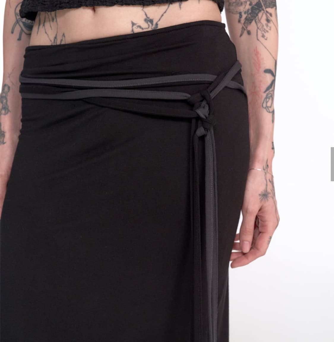 제니 착용) 2000아카이브 레이어드 스커트 팬츠 상품이미지4