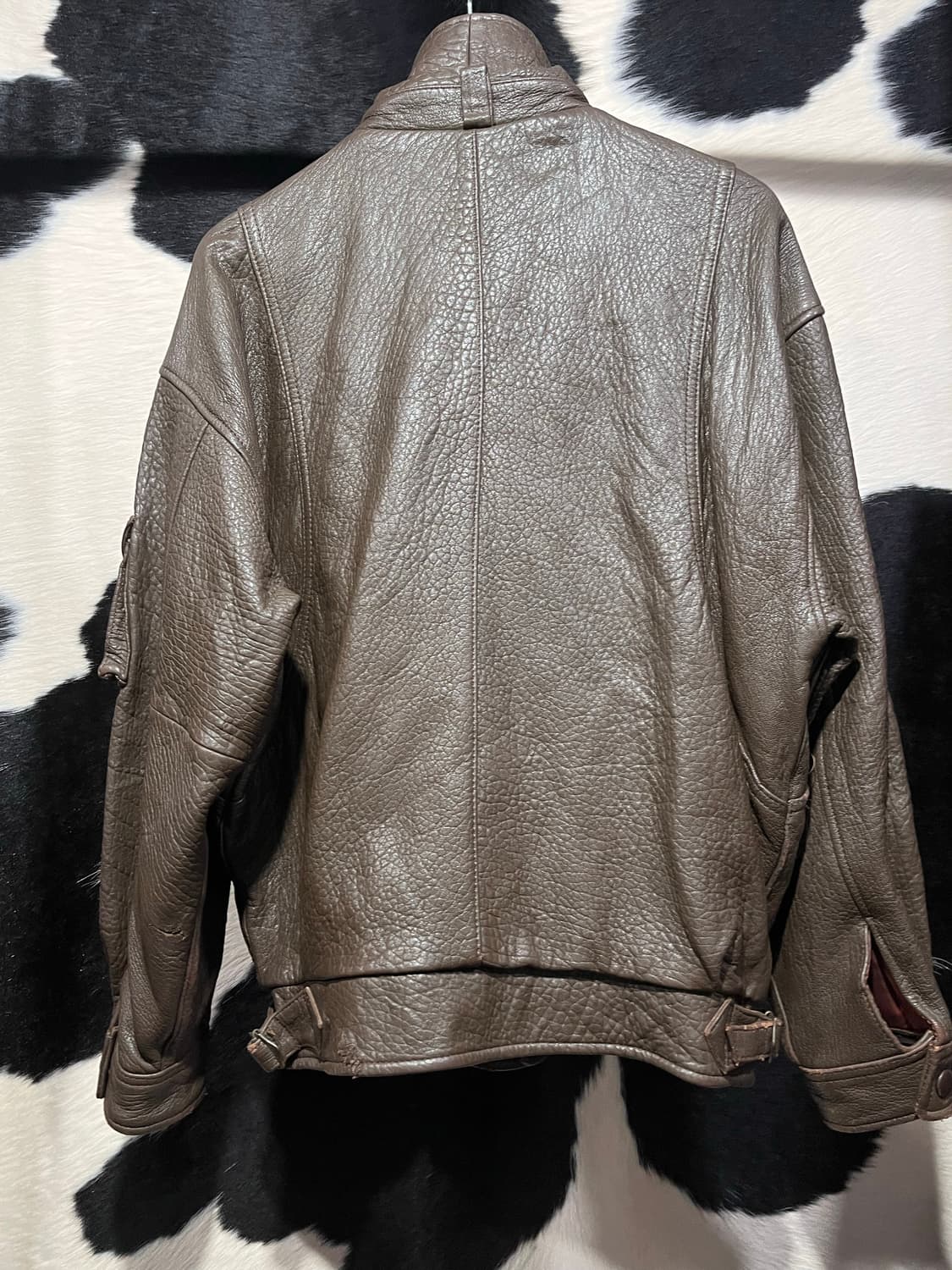 Toma 브라운 레더 자켓 상품이미지10