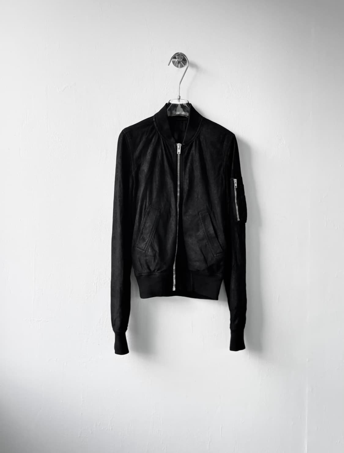 릭오웬스 15ss 램스킨 스웨이드 블루종 상품이미지1