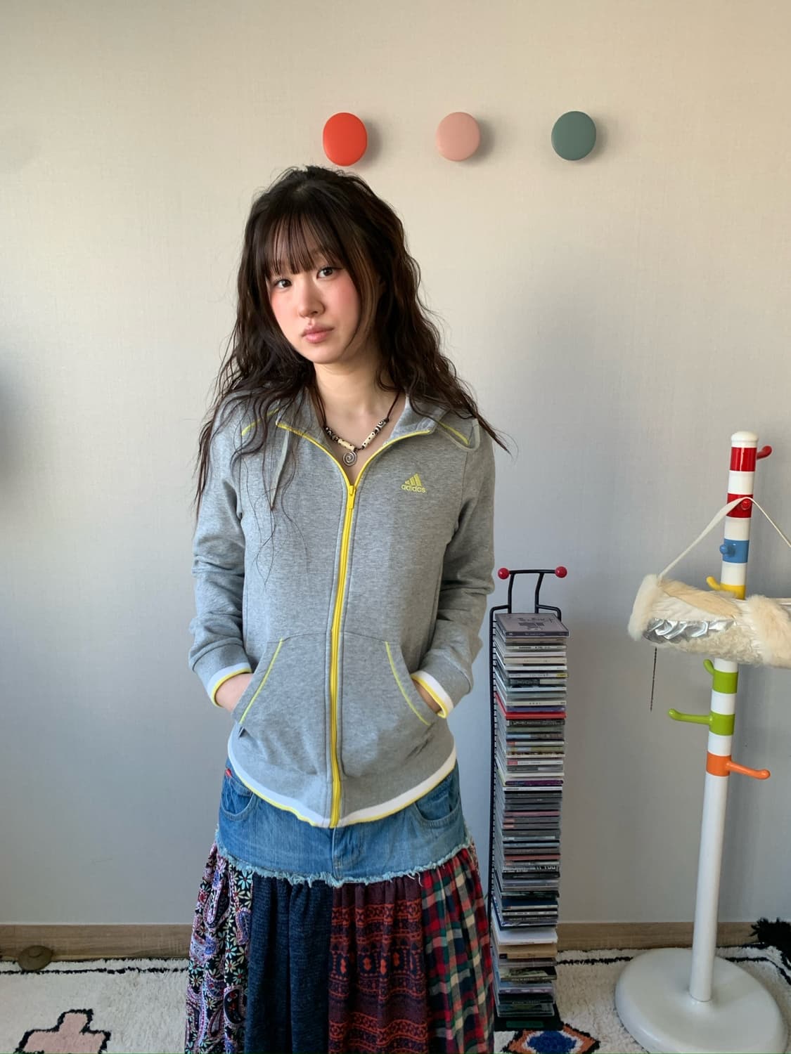 adidas silver pearl hoodie .. 상품이미지1