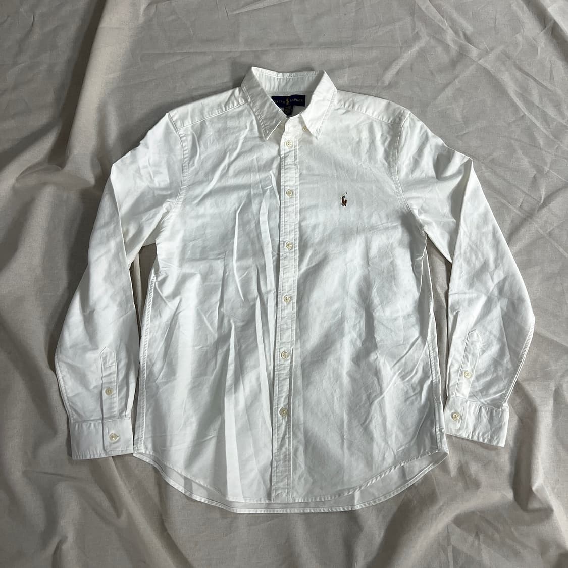 폴로 정품 옥스포드 셔츠 화이트 XL 상품이미지3