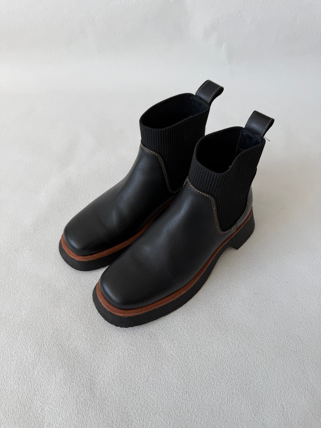 [235]코스(COS) 레더 첼시 부츠(극미중고) 상품이미지4