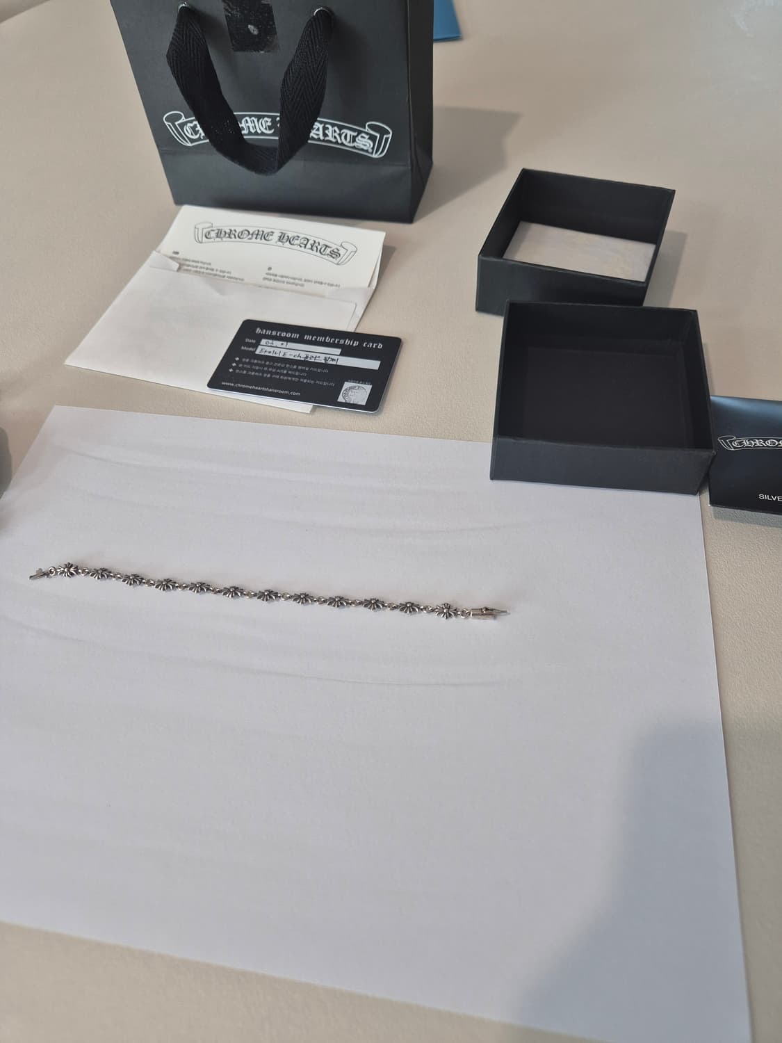 크롬하츠 타이니 ech 팔찌 12링크 한스룸 판매 상품이미지1