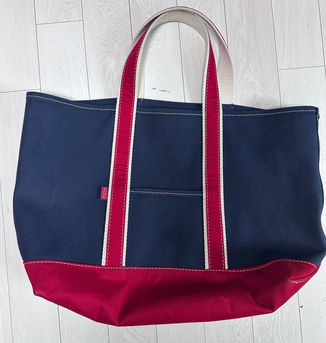 택포) 본쿠라 boncoura canvas tote bag red 몰스킨 상품이미지1