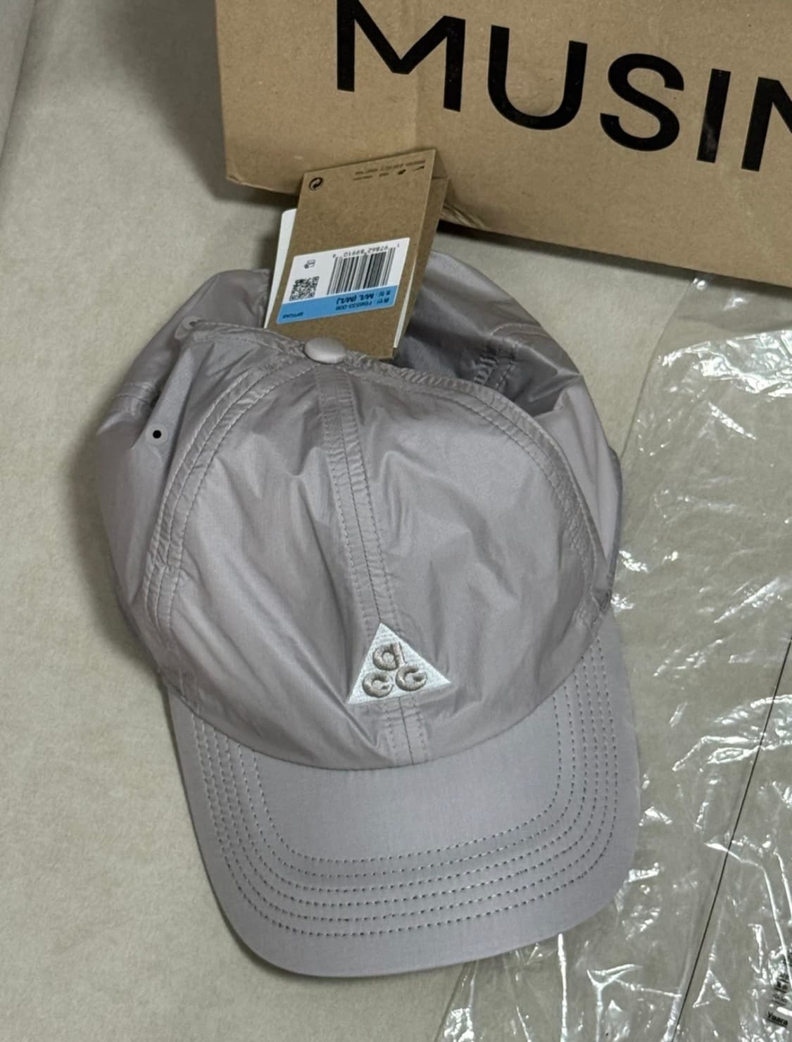 나이키 ACG 드라이핏 클럽 트레일 캡 그레이 상품이미지1