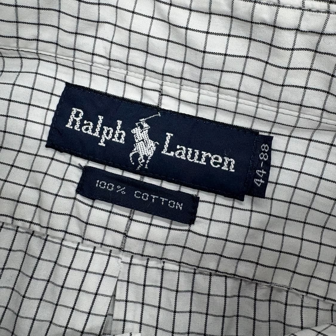 (105)폴로화이트체크셔츠 상품이미지4