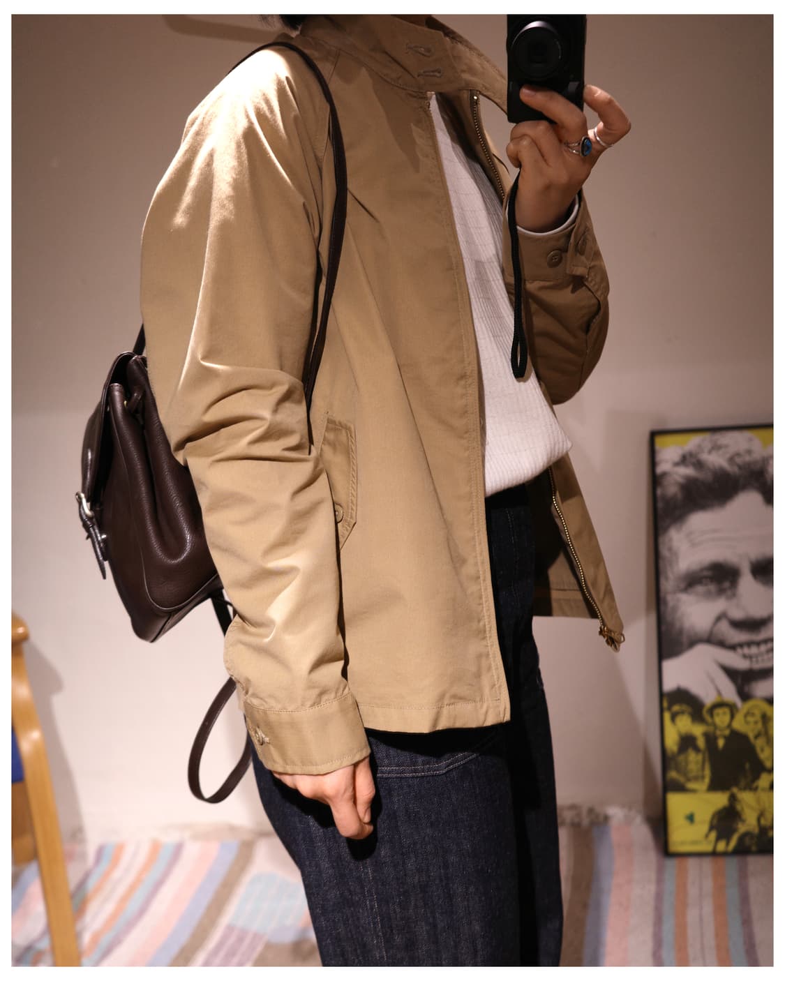 본쿠라 스윙 탑 자켓 36사이즈 (추천 55-66) 상품이미지2