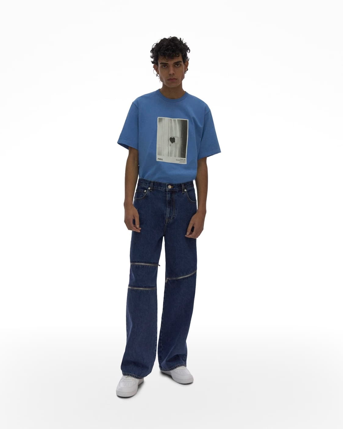 [31] 헬무트 랭 (Helmut Lang) 지퍼 진 인디고 상품이미지1