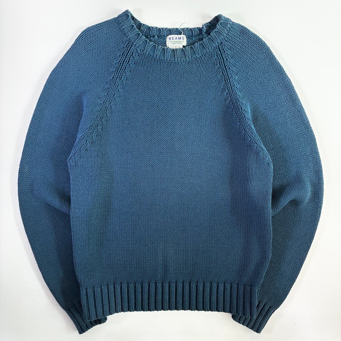 Beams 빔즈 재팬 스텐다드 헤비코튼 라운드 니트 상품이미지2