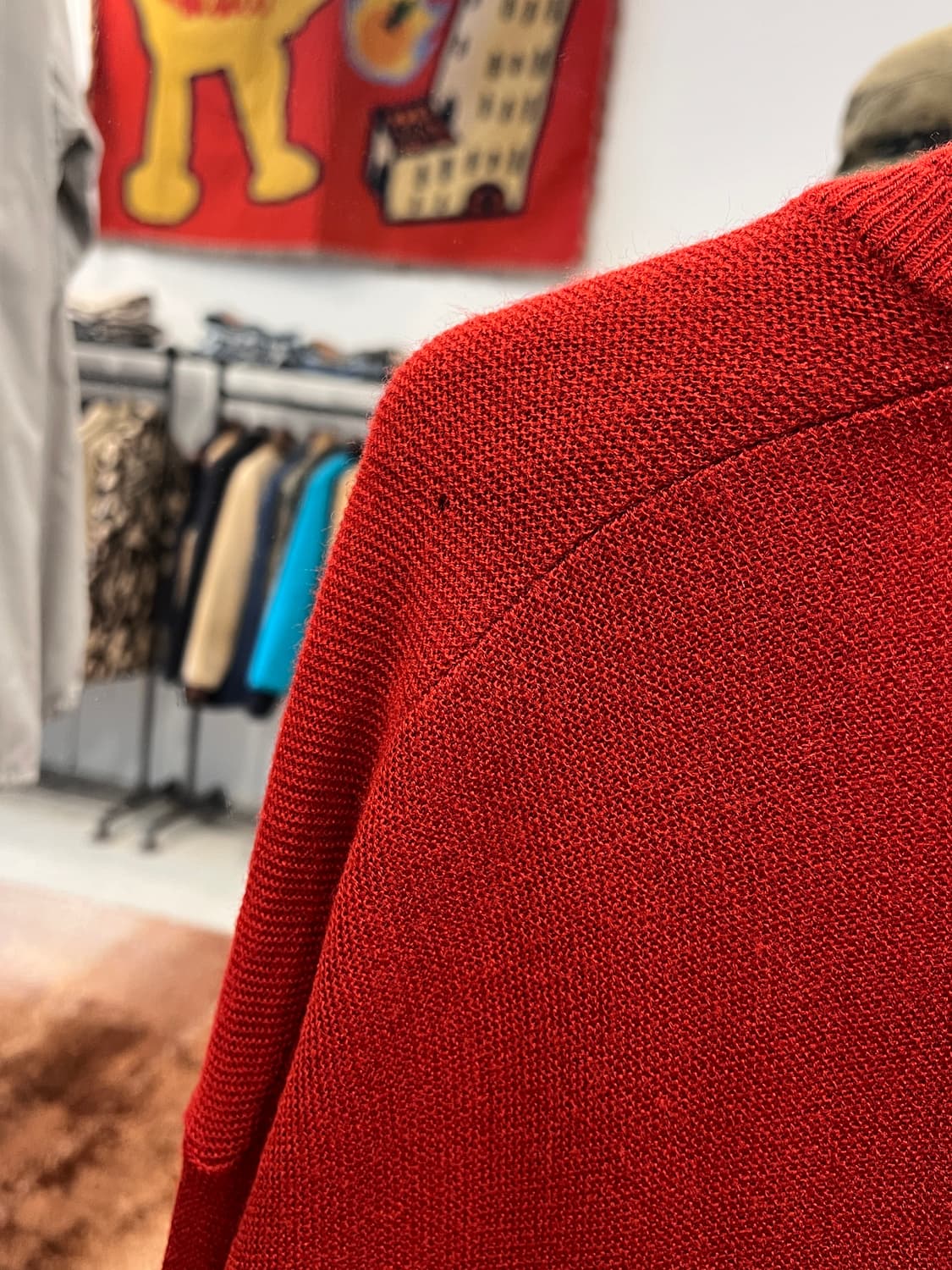 90s Lacoste 라코스테 가디건 (made in Spain) 상품이미지5