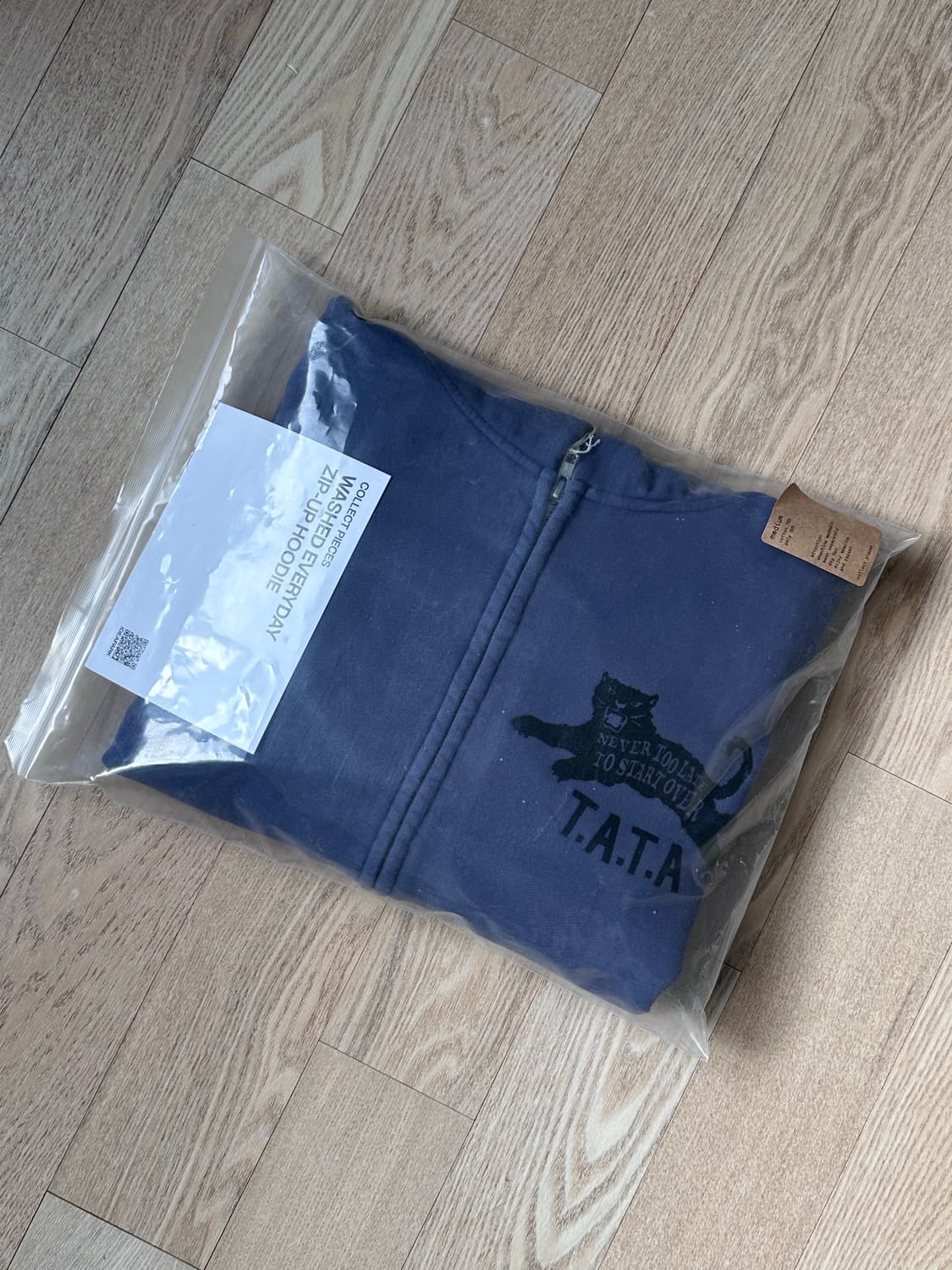 컬렉트 피시스 타타 집업 후드 퍼플 m 사이즈 상품이미지1