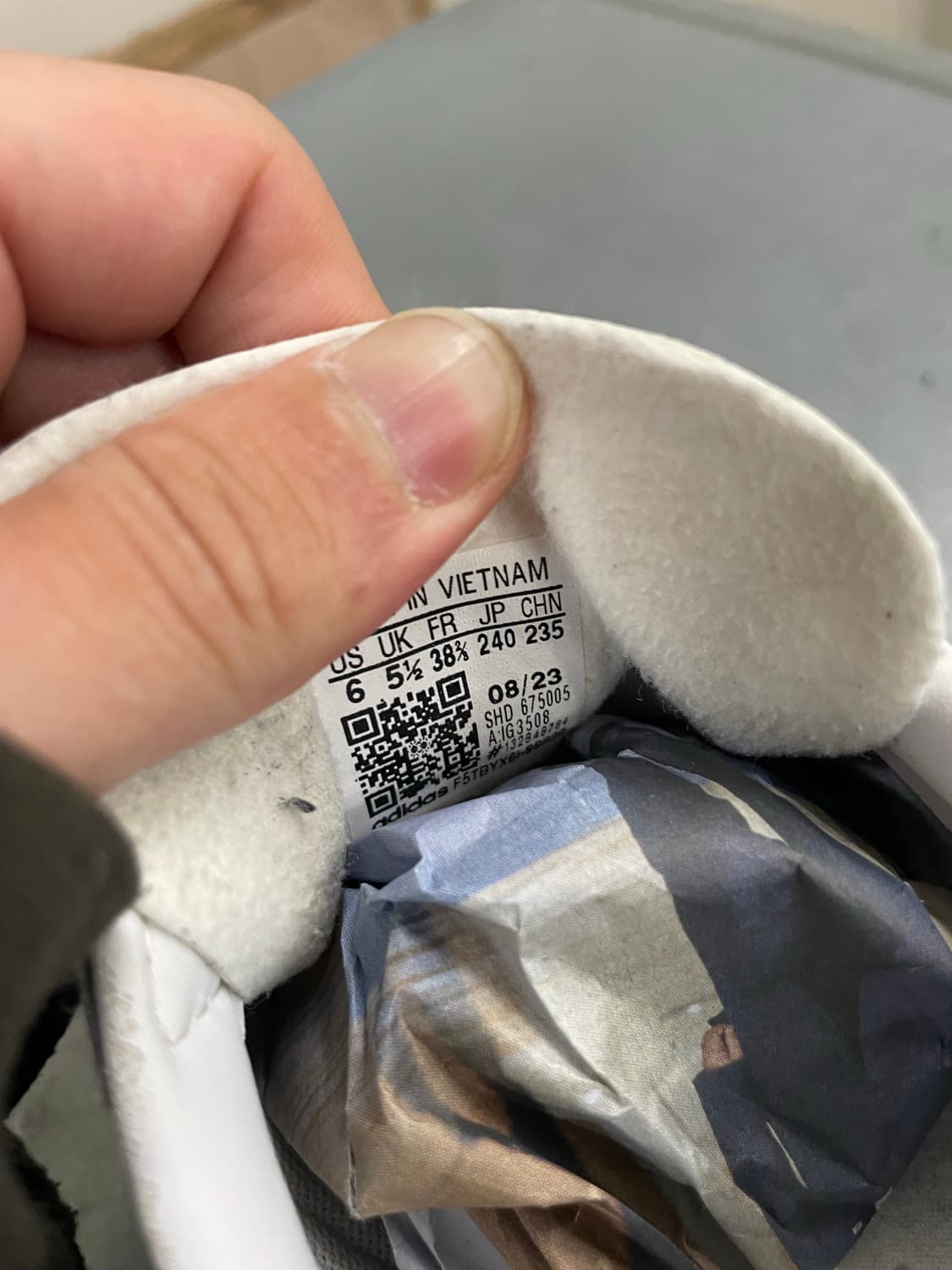 아디다스 가젤 화이트 그레이 235 상품이미지10