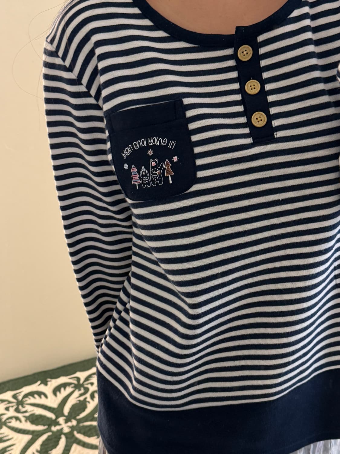 일본빈티지 모리걸 스트라이프 롱슬리브 상품이미지7