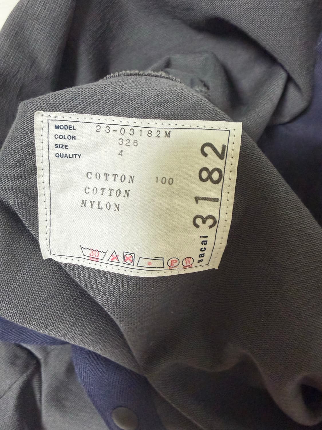 사카이 사이드 스냅 지퍼 포켓 롱슬리브 티셔츠 상품이미지6