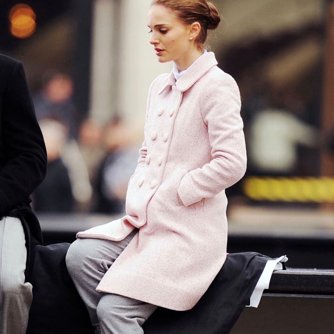 Soft pink coat 상품이미지5