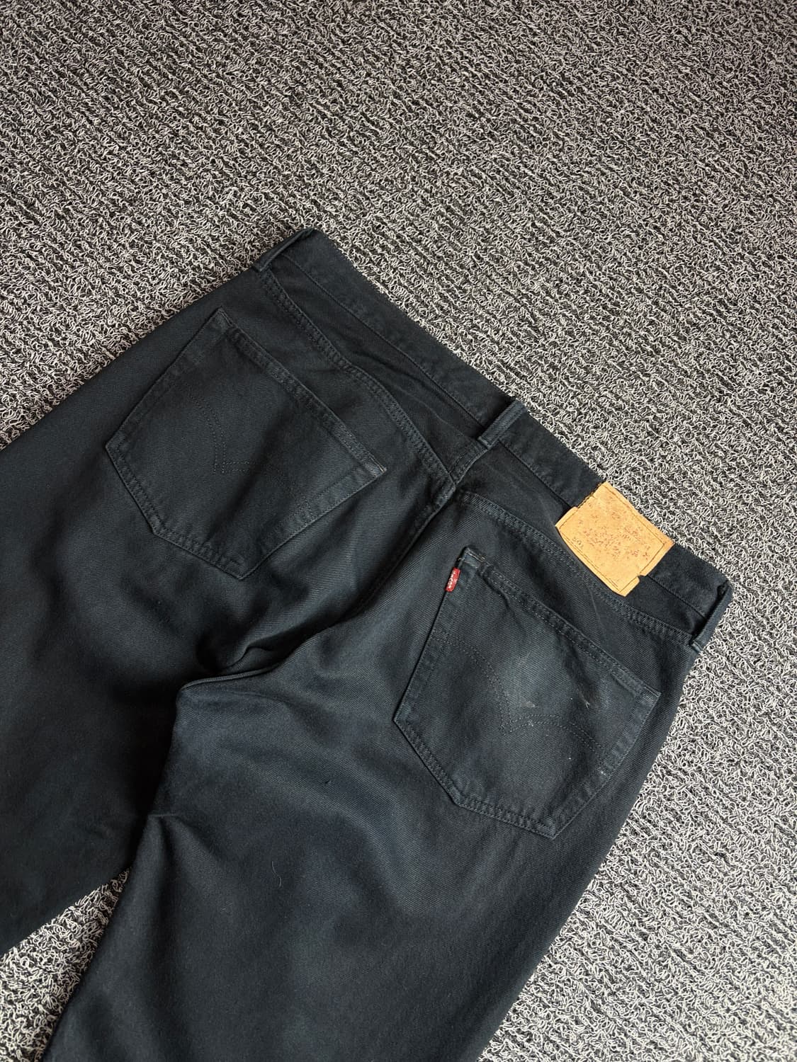 리바이스 501 오리지널 블랙 데님 팬츠 3303 상품이미지6