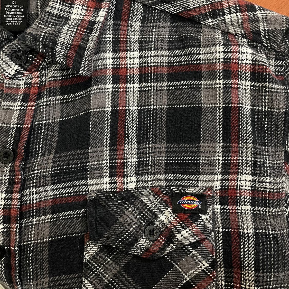 (XL) Dickies 디키즈 플란넬 체크 셔츠 상품이미지8