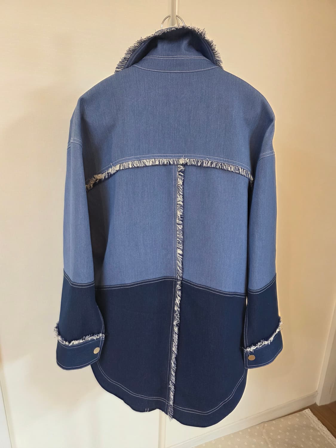 SHALLOAR 디자인 빈티지  데님 청자켓 상품이미지4