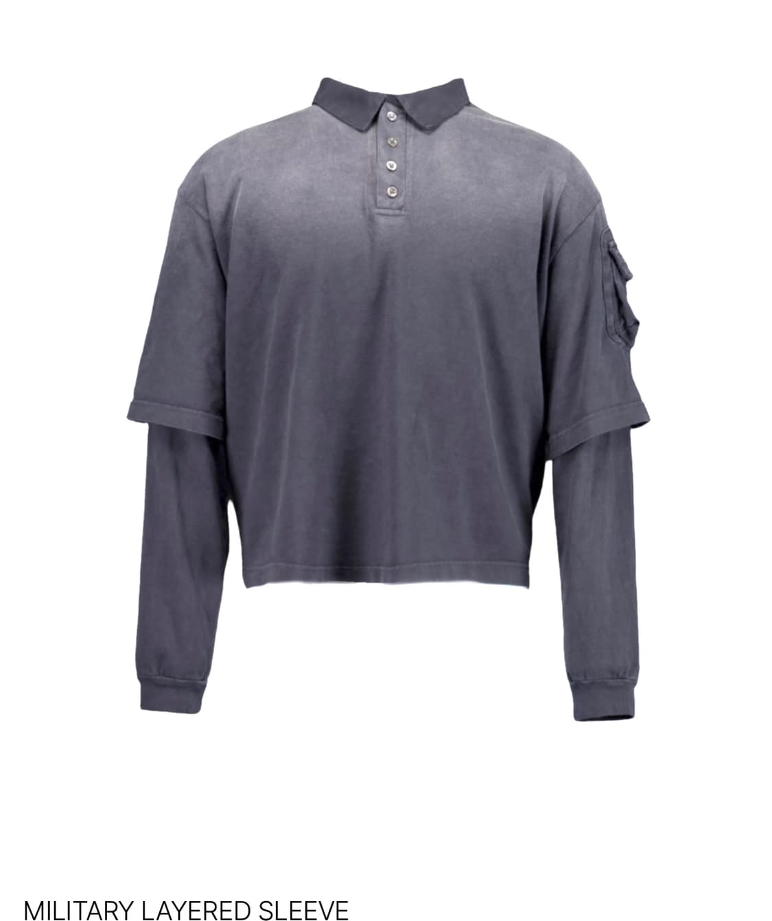 (구매)포그서비스 레이어드 슬리브 블랙1사이즈 상품이미지1