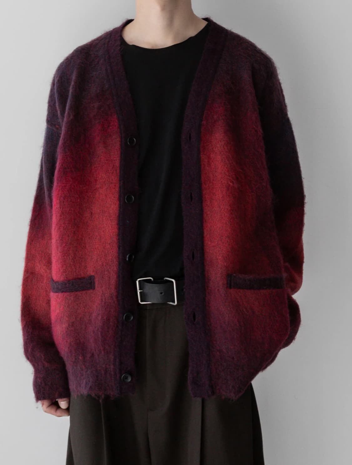 슈타인 그라데이션 모헤어 가디건 상품이미지2
