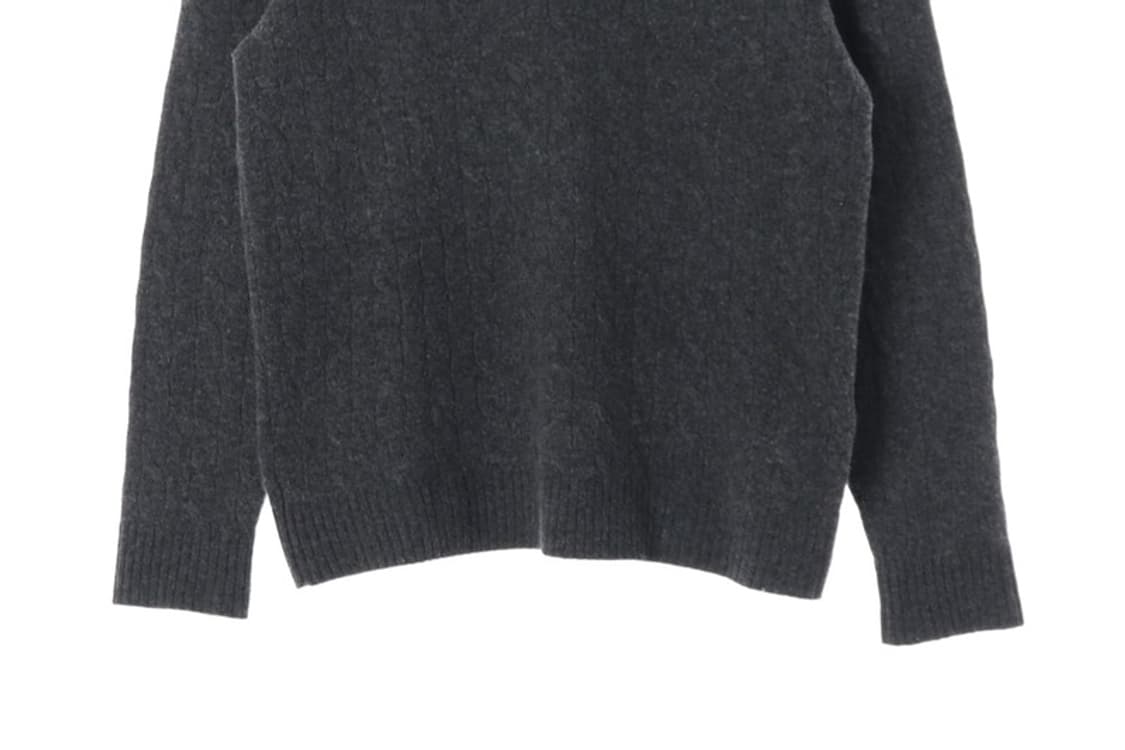 라코스테 차콜 꽈배기 케이블 니트 상품이미지4