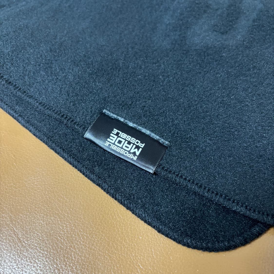 슈프림 머플러 목도리 로고 블랙 상품이미지5