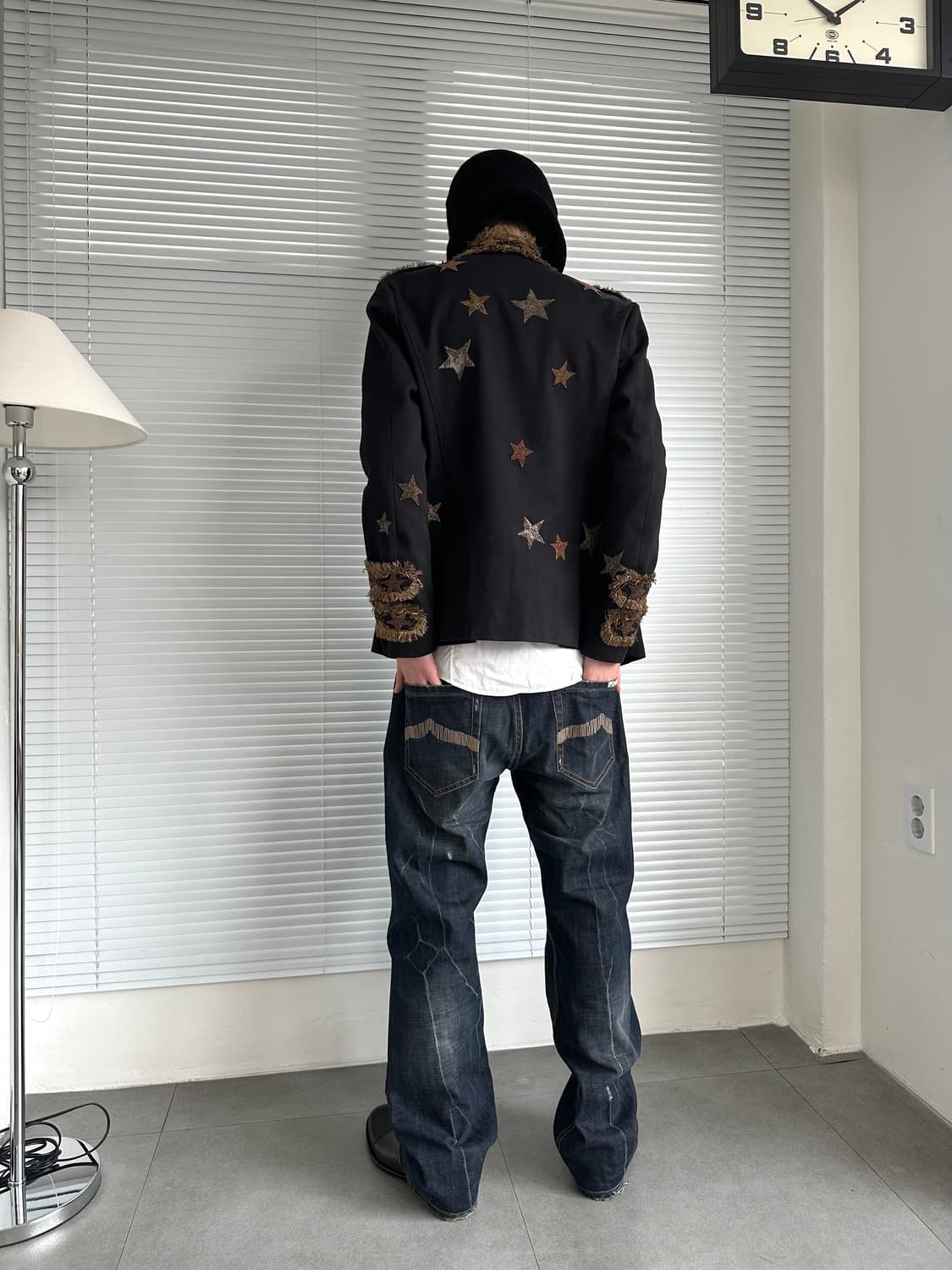 아르마니 익스체인지 크랙 워싱 데님팬츠 상품이미지4