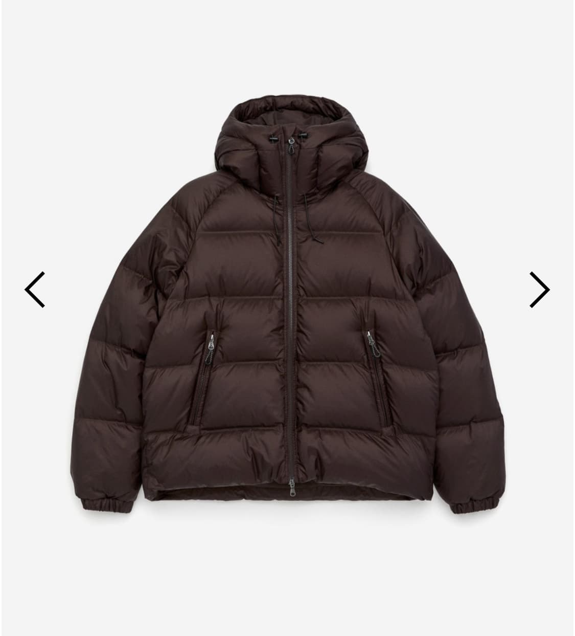 [새상품] 아르켓 스포티 다운 다크브라운 L 상품이미지1