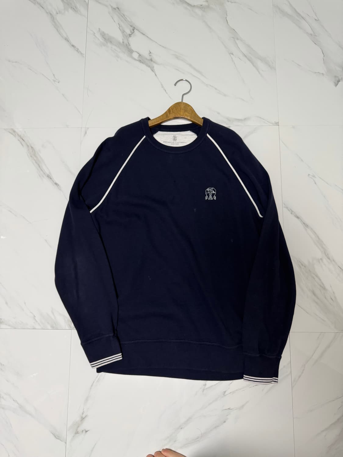 브루넬로쿠치넬리 로고 맨투맨 L 상품이미지1