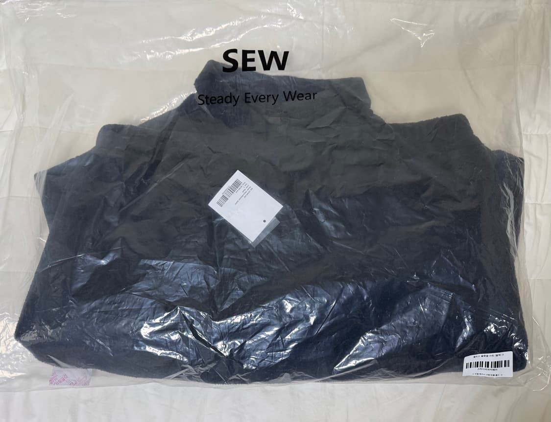 스테디에브리웨어 플리스 블루종 자켓 블랙 상품이미지3