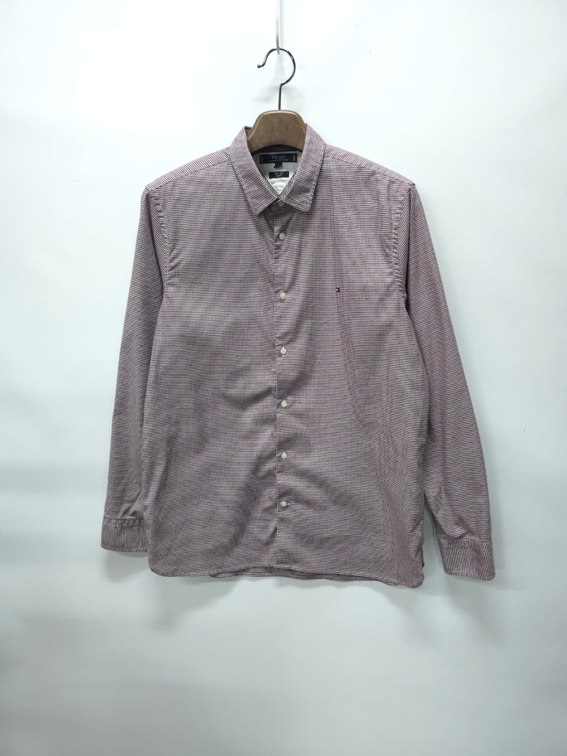 타미힐피거 THFLEX 슬림핏 체크 셔츠 (110) 상품이미지1