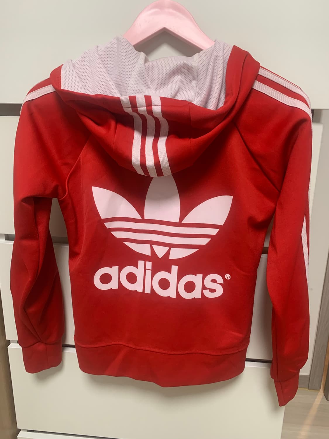 아디다스 파이어버드로고 레드 져지  상품이미지2