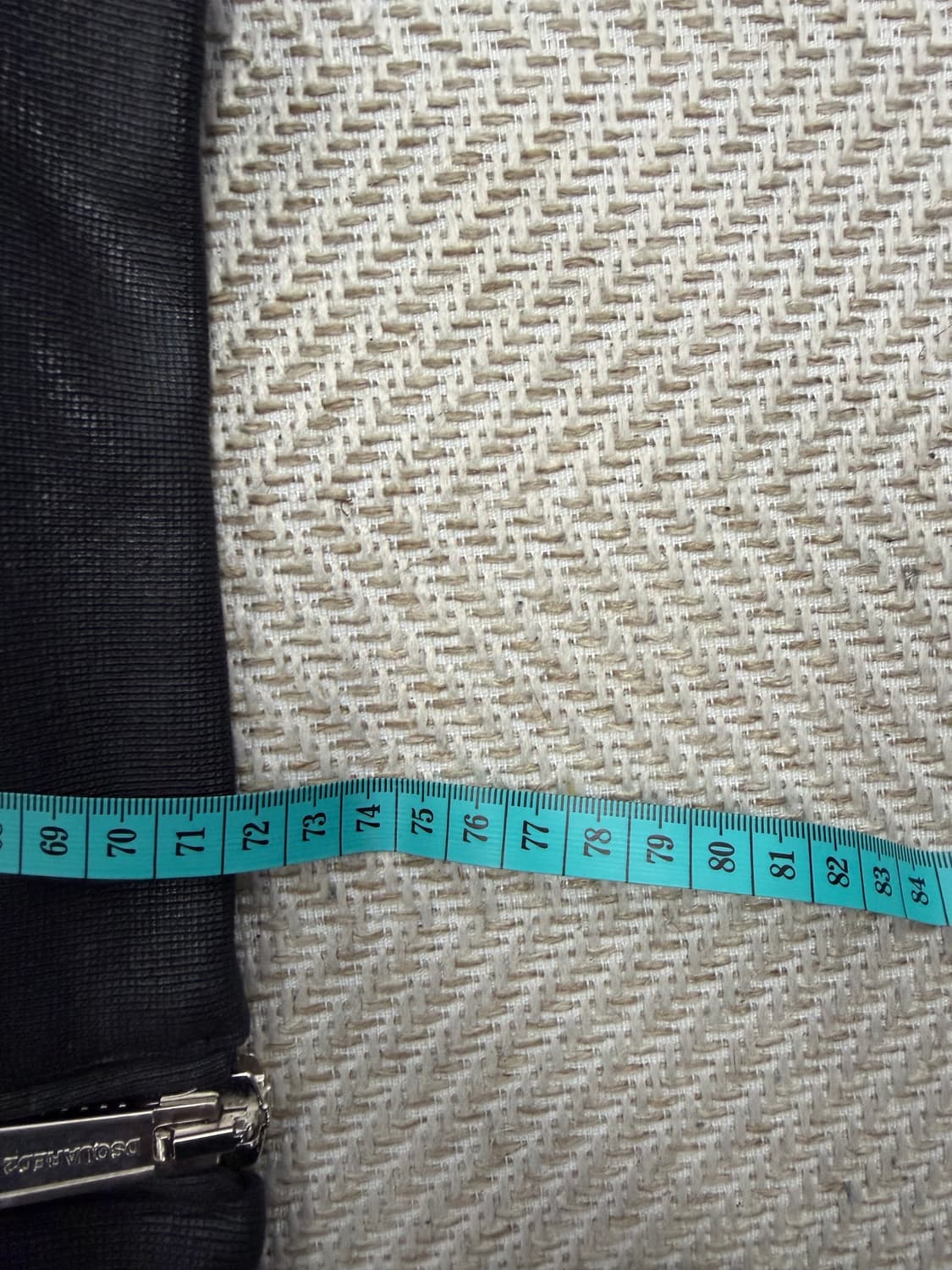 정품) 디스퀘어드2  블랙 코팅 라이더 자켓 XXL  상품이미지10