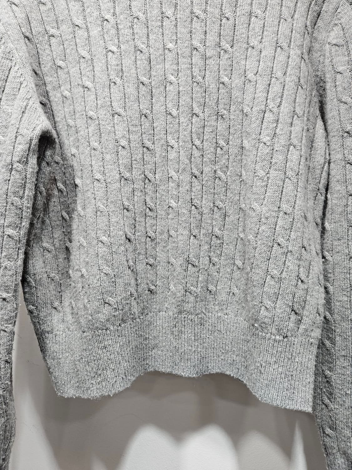 스파오 양모 케이블 니트 상품이미지5